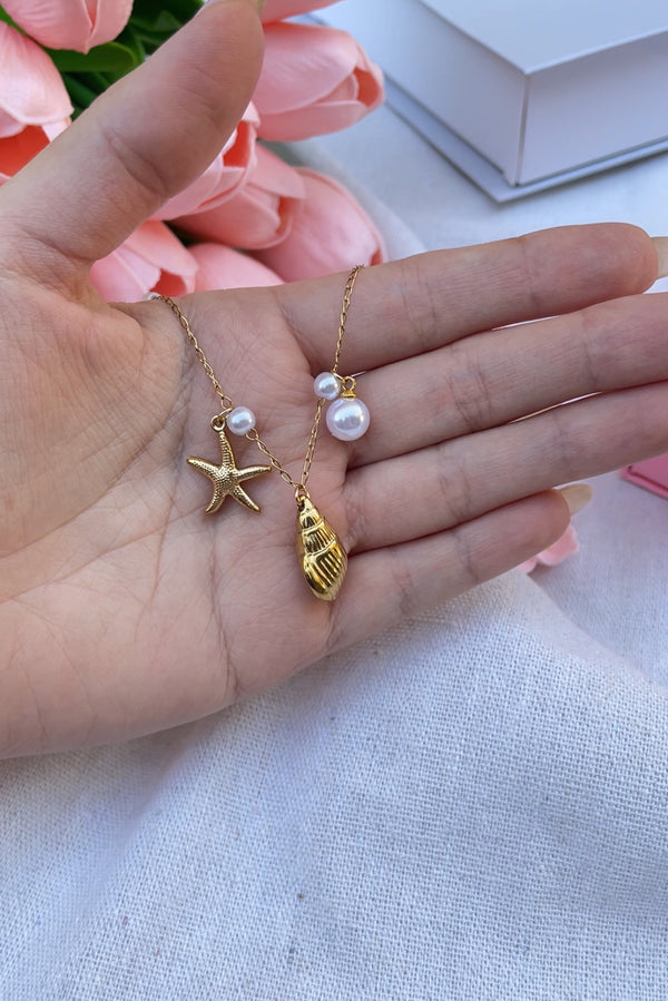 خلخال ذهبي مزين بالخرز