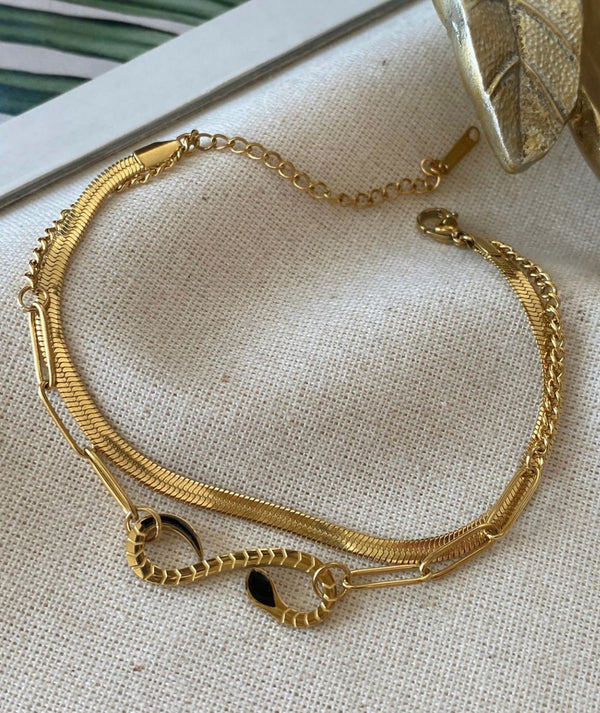 سوار الذهب المتداخل