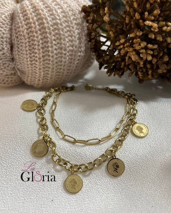 سوارة الليرات الذهبية