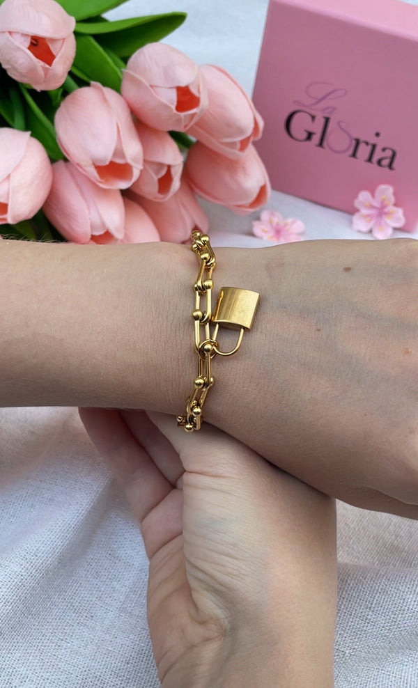 سوار القفل الذهبي