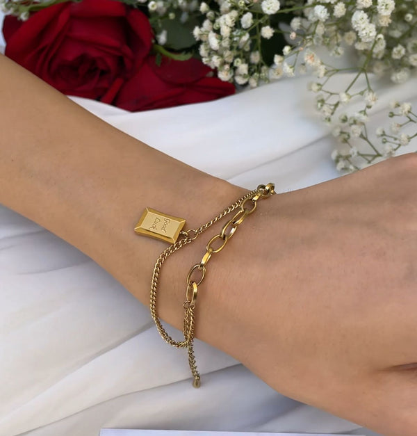 سوار قلادة ذهب