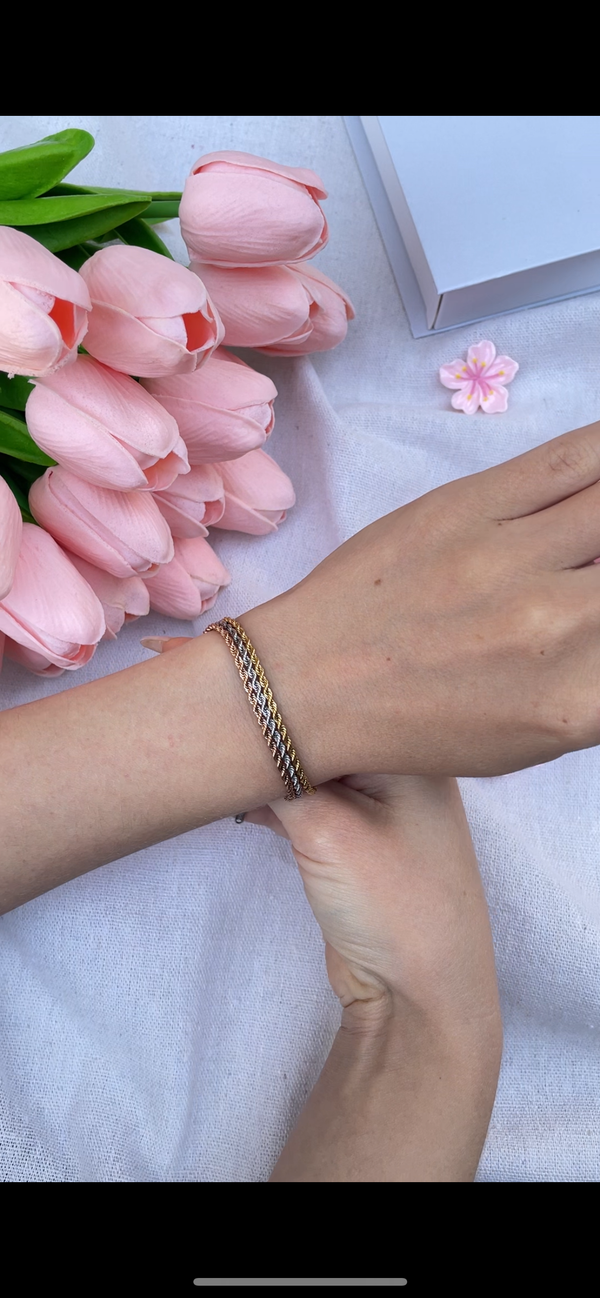 سوار جديلة 3 الوان