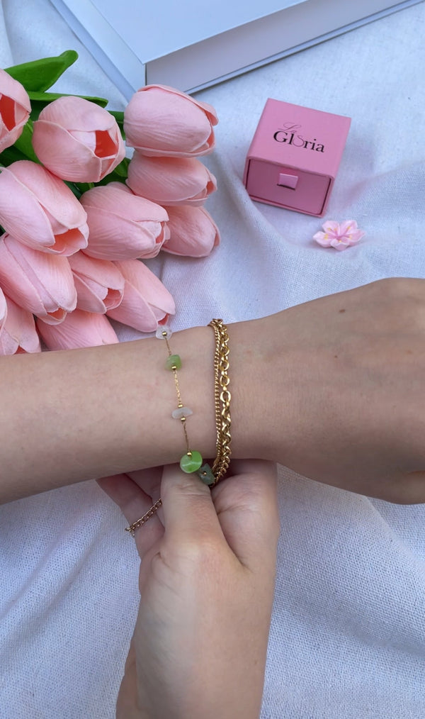 سوار اللؤلؤ الأخضر