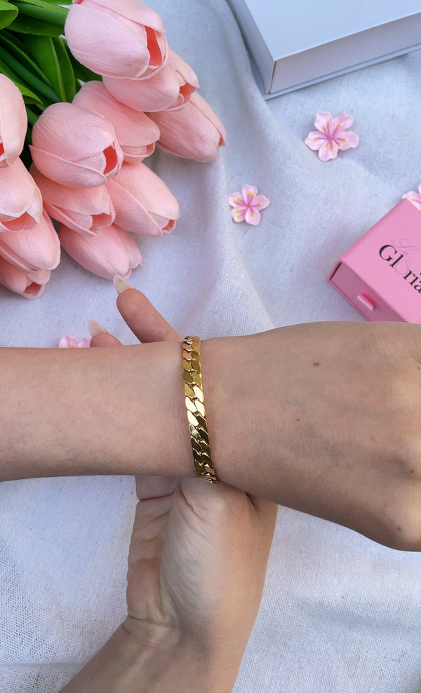 سوار جنزير  ذهبي فخم