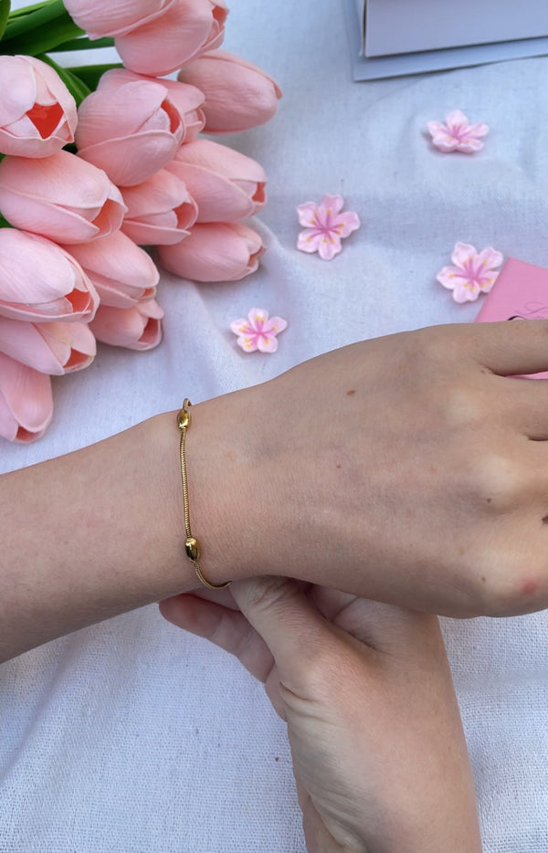 سوار حبات ذهب