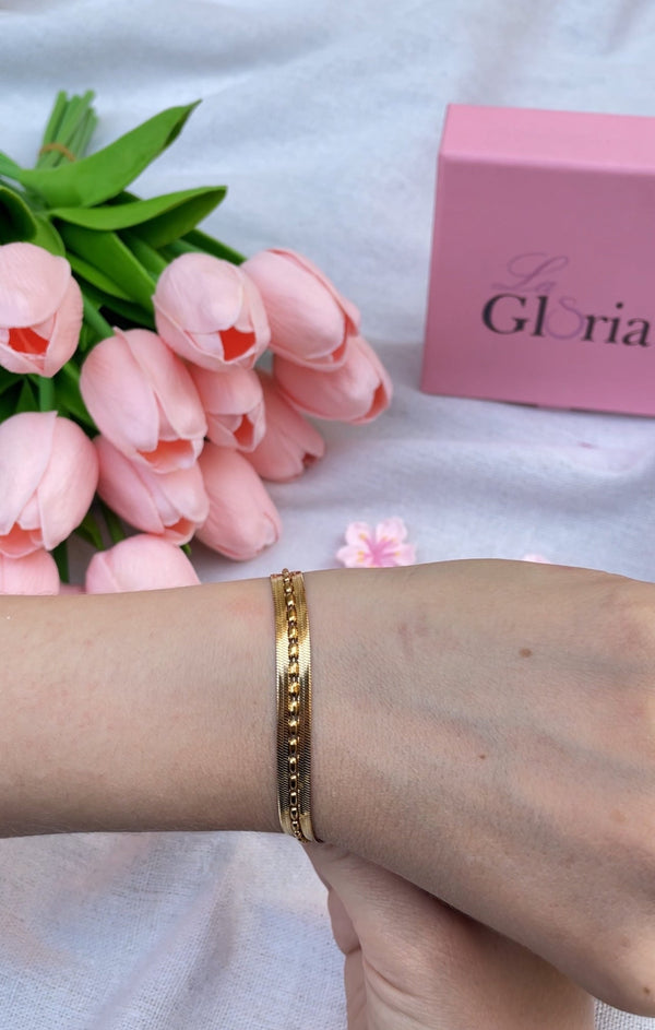 سوار ذهبي ناعم