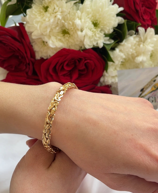 سوار ذهب متشابك