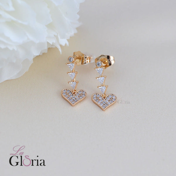 حلق القلب المتلألئ