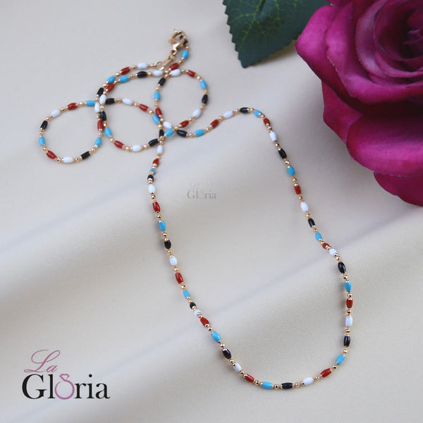 سنسال خرز ملون