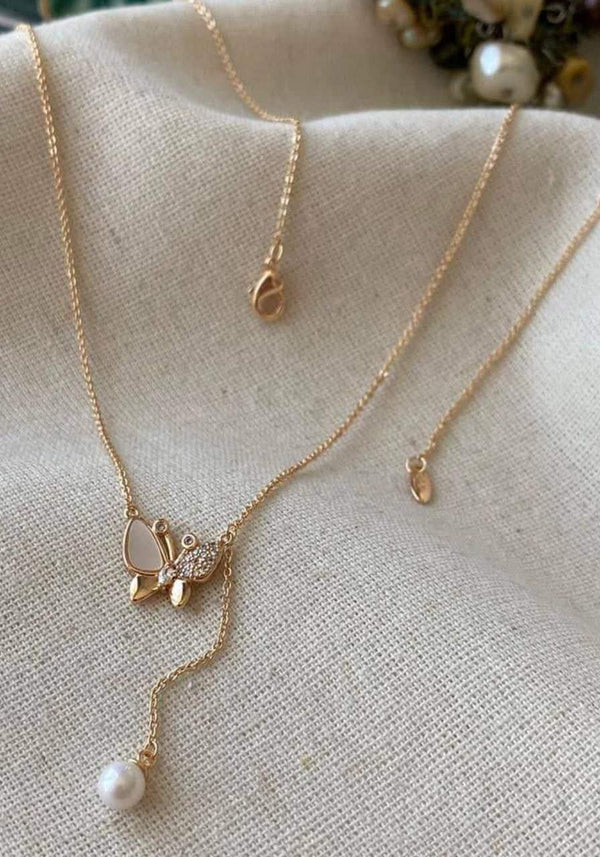 سنسال فراشة لؤلؤ