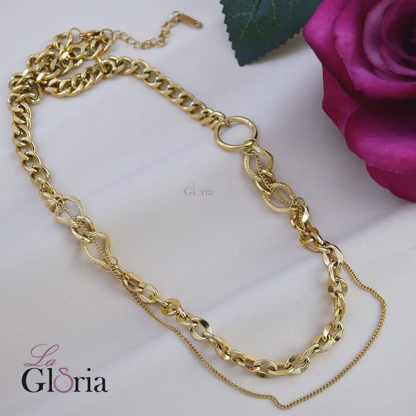 سنسال حلقات ذهبية