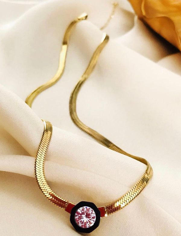 سنسال ذهبي دائري