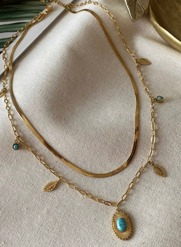 سنسال أوراق تركواز