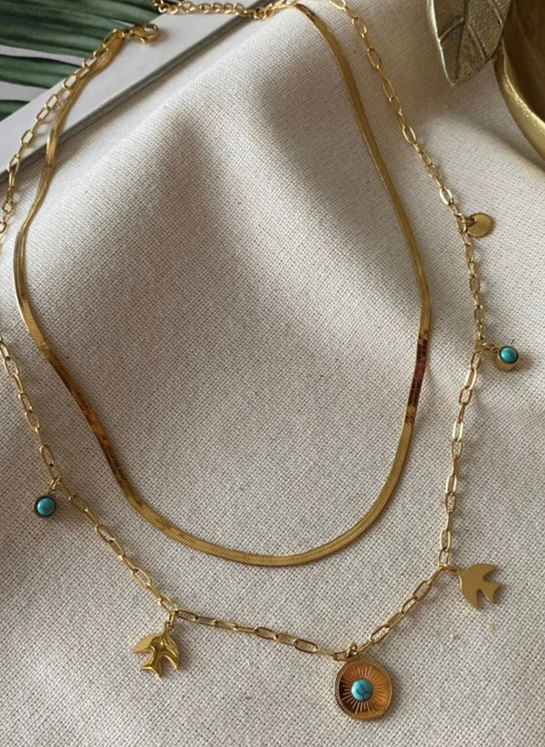 سنسال ذهب مزخرف