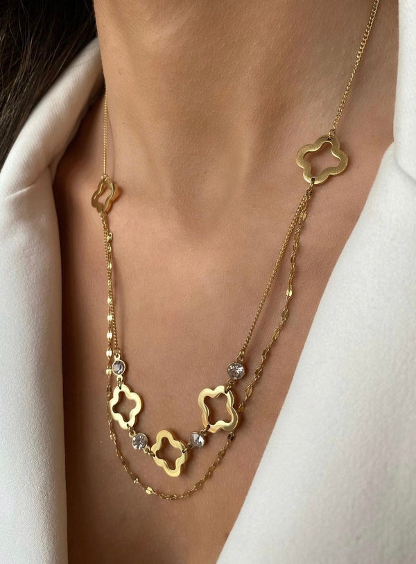 سنسال زهور ذهبي