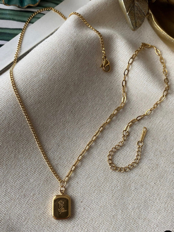 سنسال اونصة وردة ذهبية