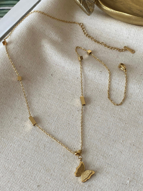 سنسال فراشة ذهبي