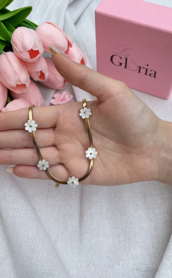 سنسال السنيك الورد