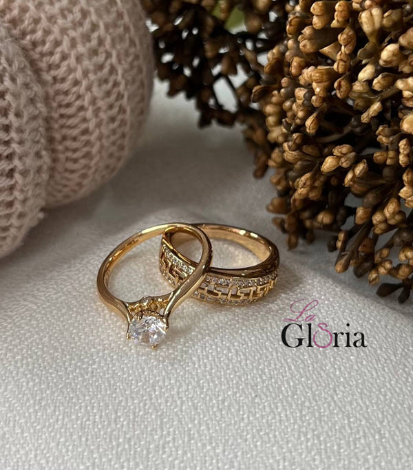 خاتم ذهب وألماس