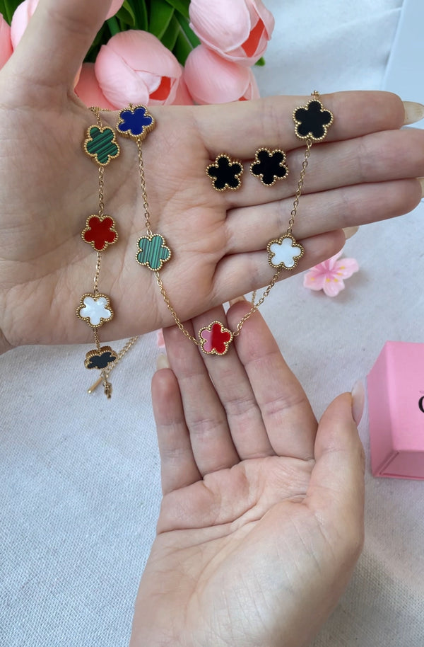 طقم الورود الملون