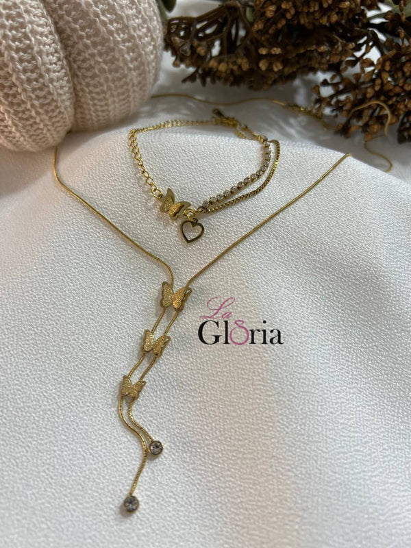 طقم الفراشات الطويل