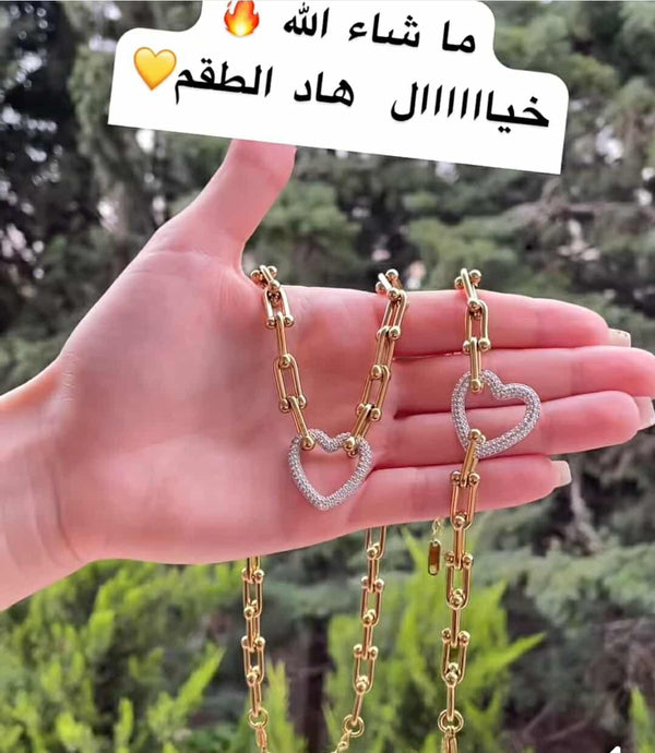 طقم تيفاني قلب