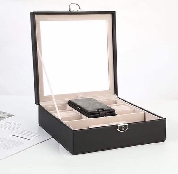 بوكس مجوهرات أسود فاخر