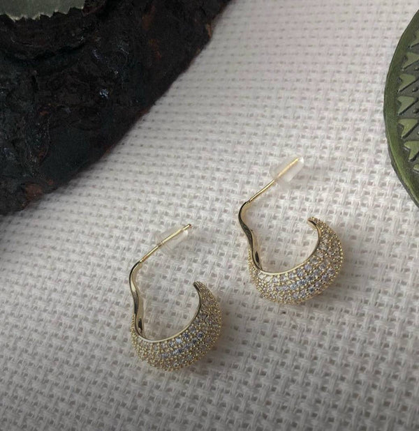 حلق هلال مرصع