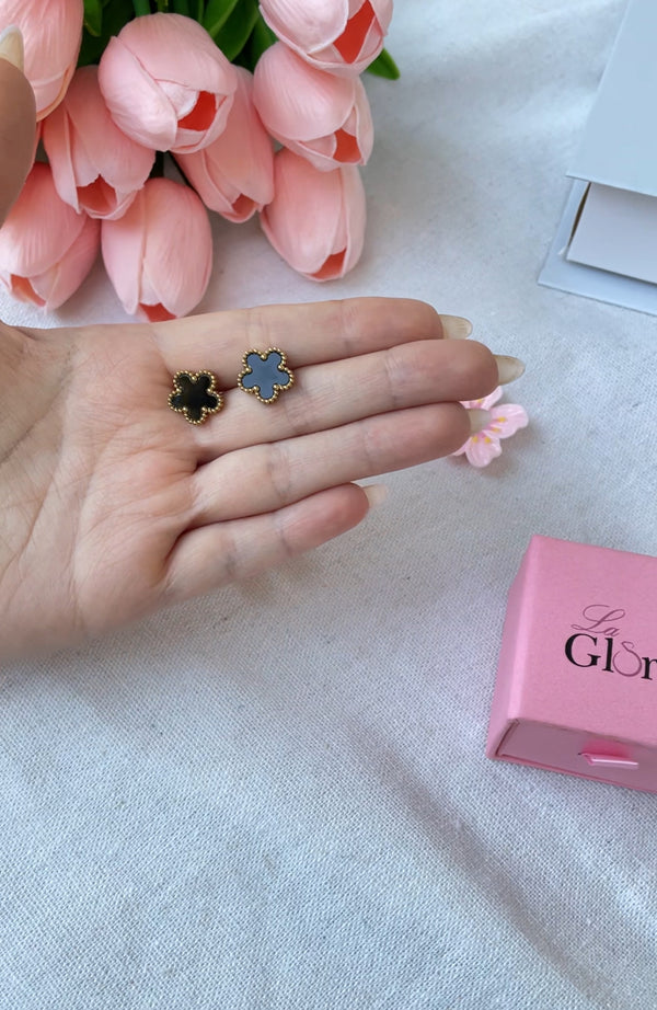 حلق وردة اسود