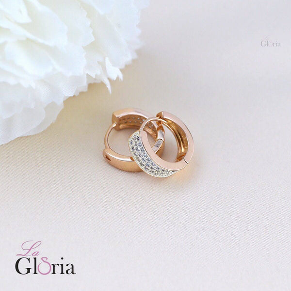 حلق هوب ذهبي