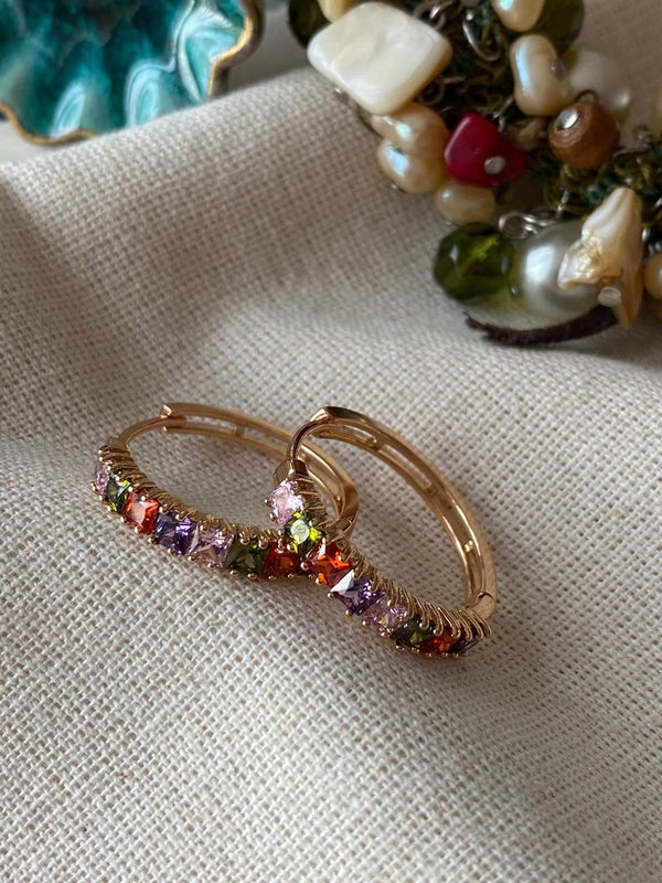 حلق هوب ملون