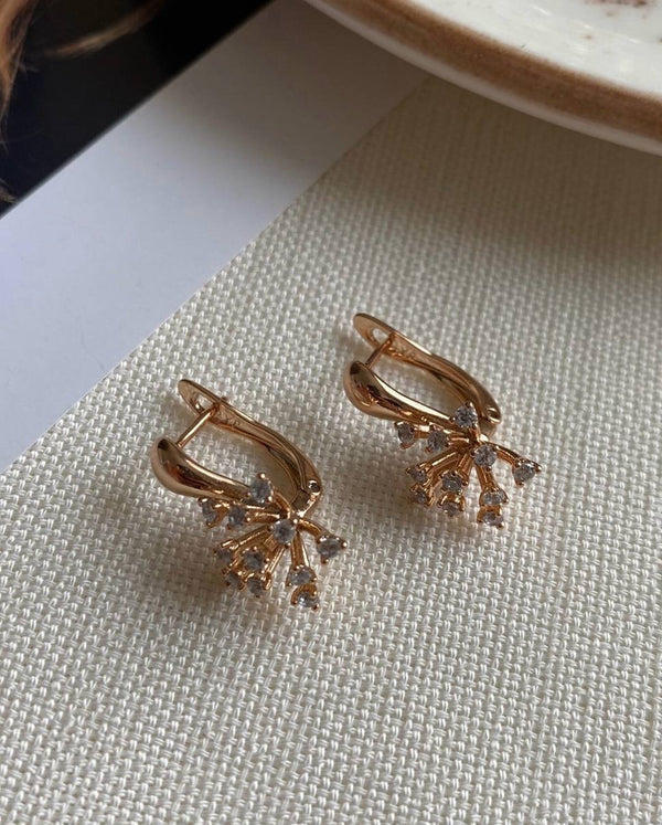 حلق ذهب متفرع