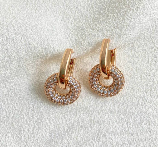 حلق دوائر مرصع