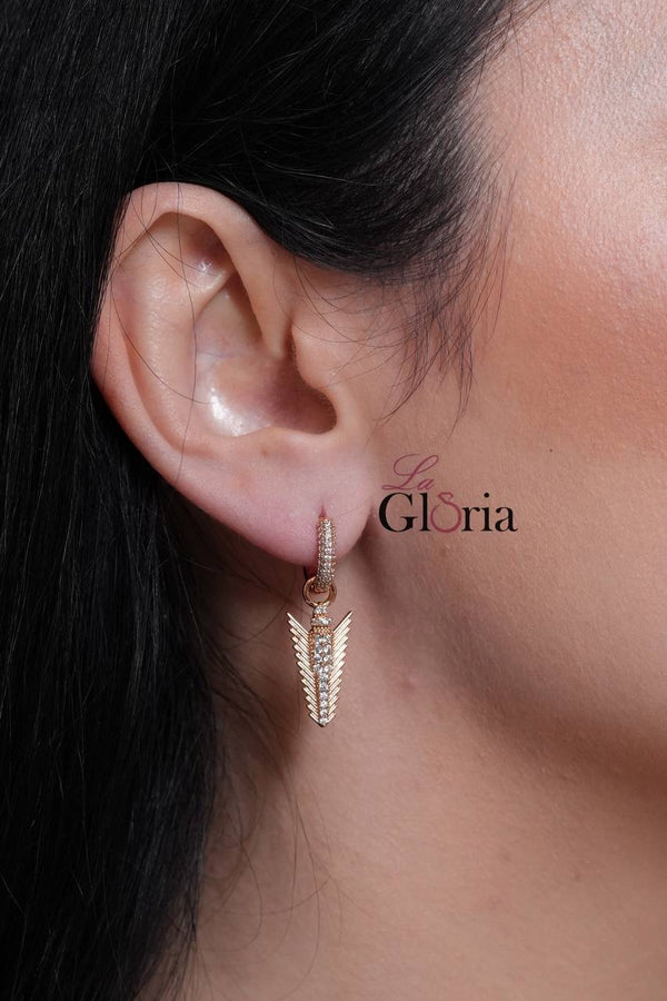 حلق ريشة ستراس