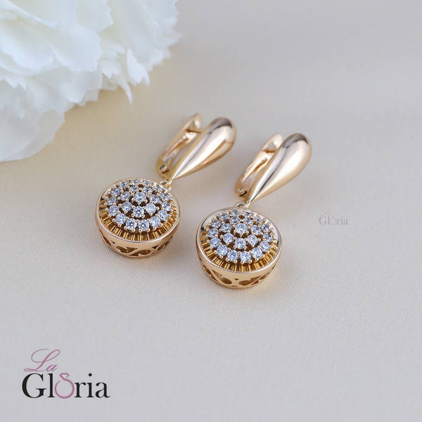 حلق دائري مرصع