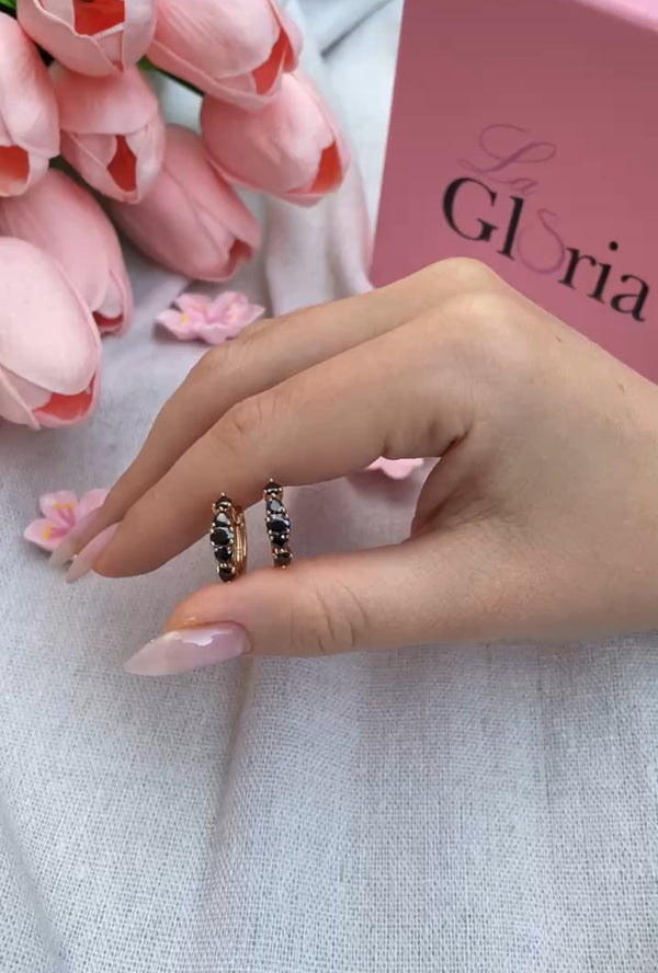 حلق دبلة اسود ترند