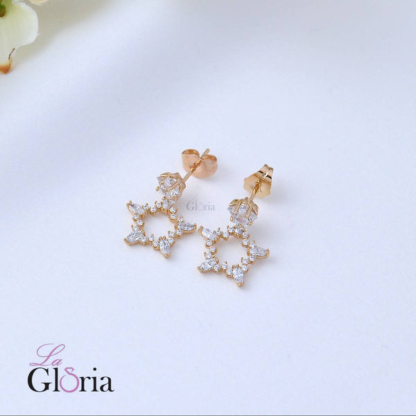 حلق نجمة ستراس